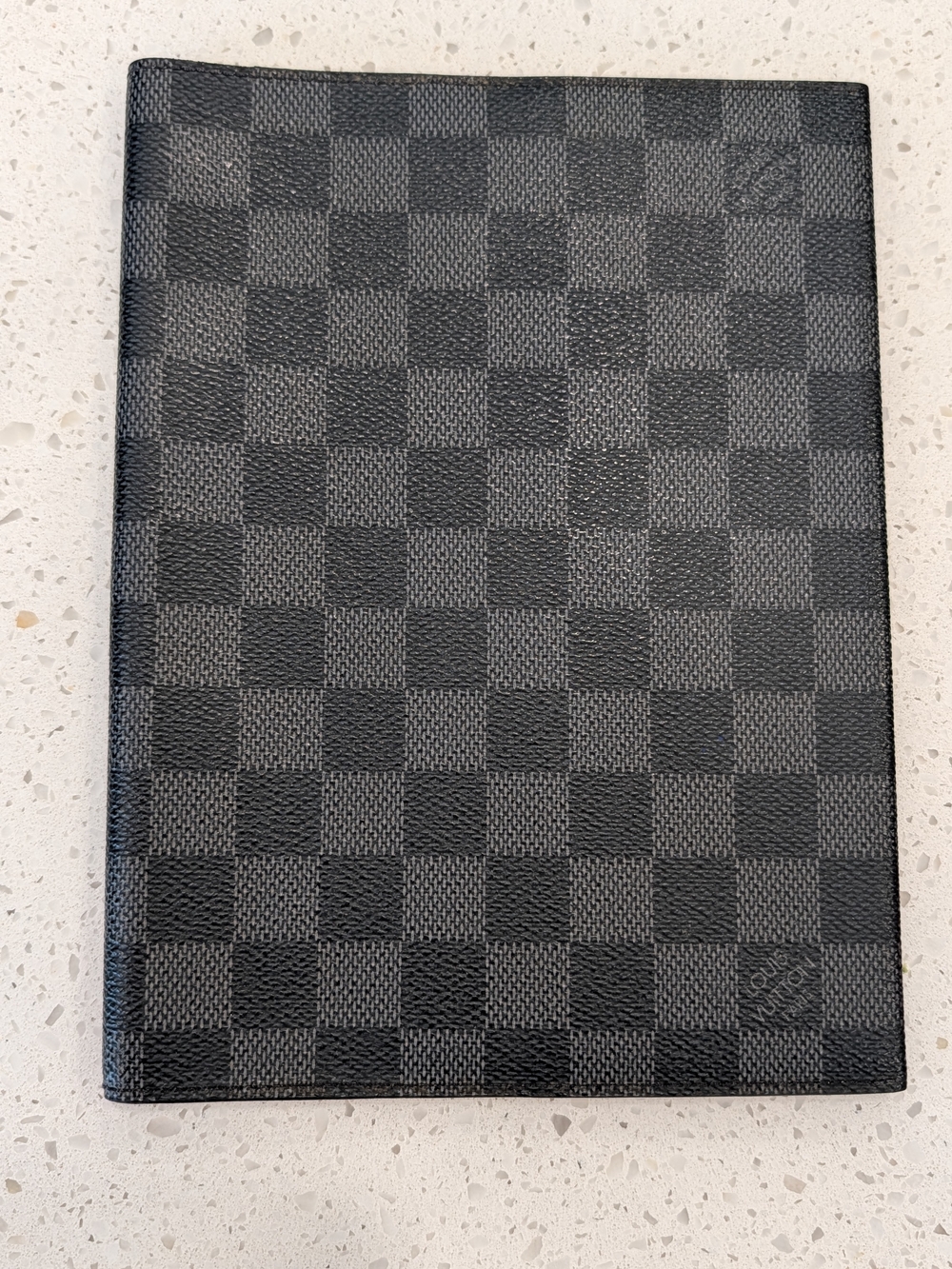 Louis Vuitton Agenda Cover- Black/Grey